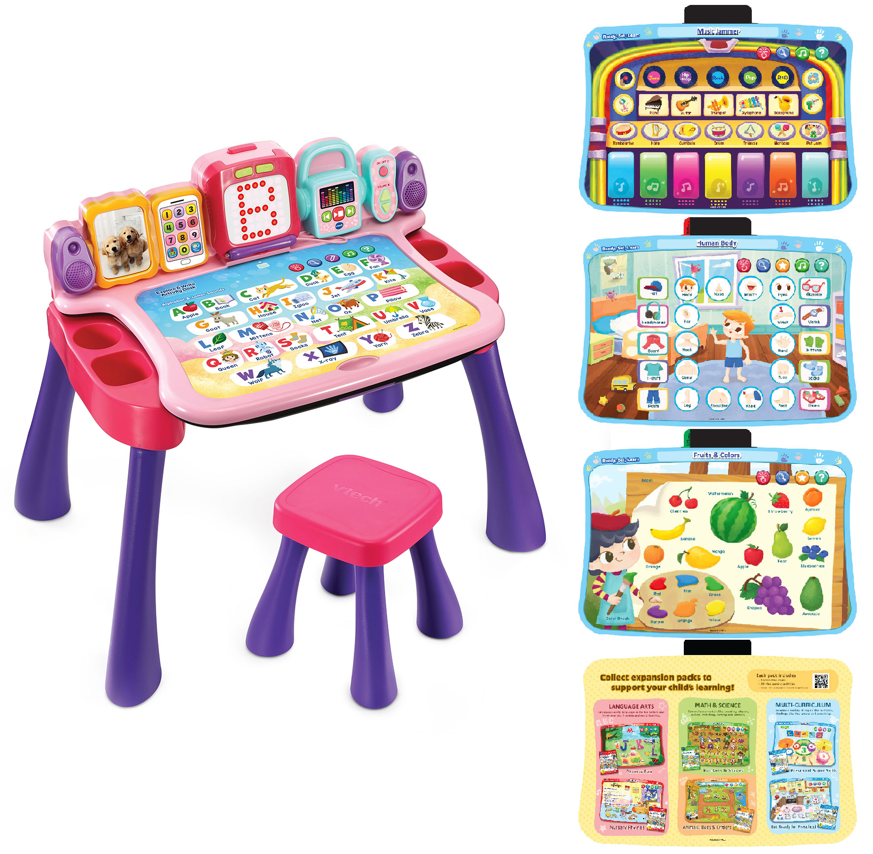 Vtech explore and write activity desk shop pink